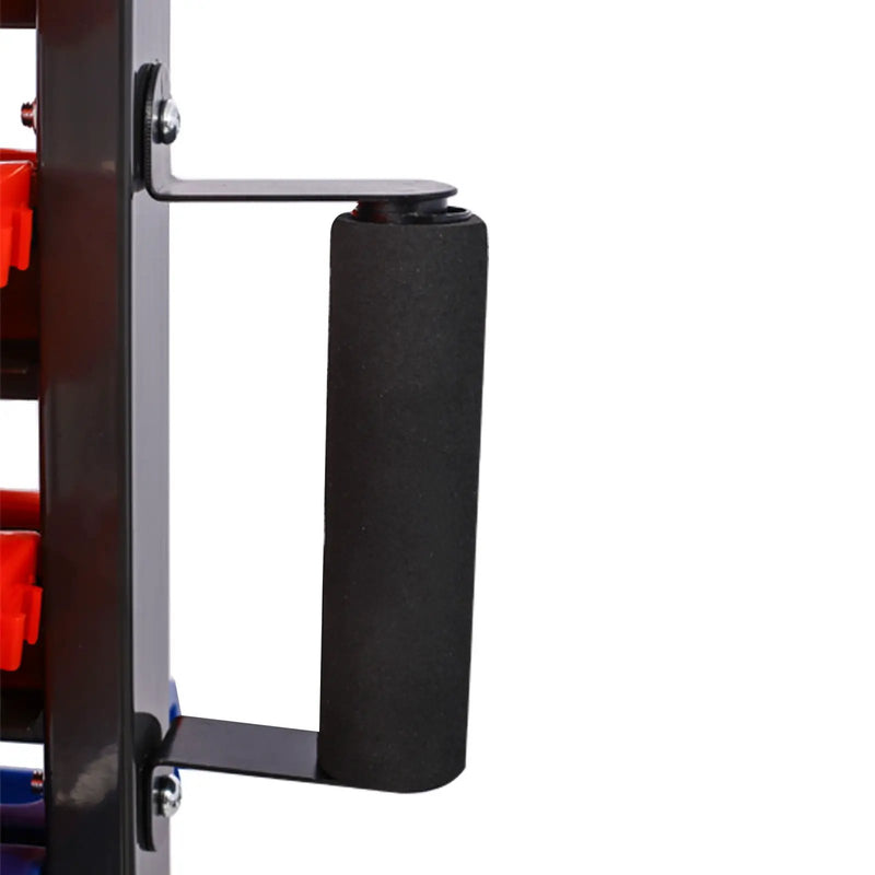 90 Parts Bin Shelving Storage Organizer With Locking Wheels For Shop Garage And Home - Black / Yellow by HouseOfZazla