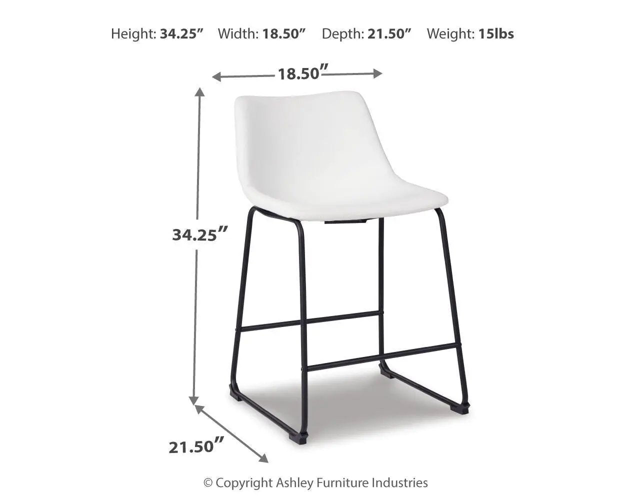 Centiar - Upholstered Barstool (Set of 2) by Unique Piece Furniture