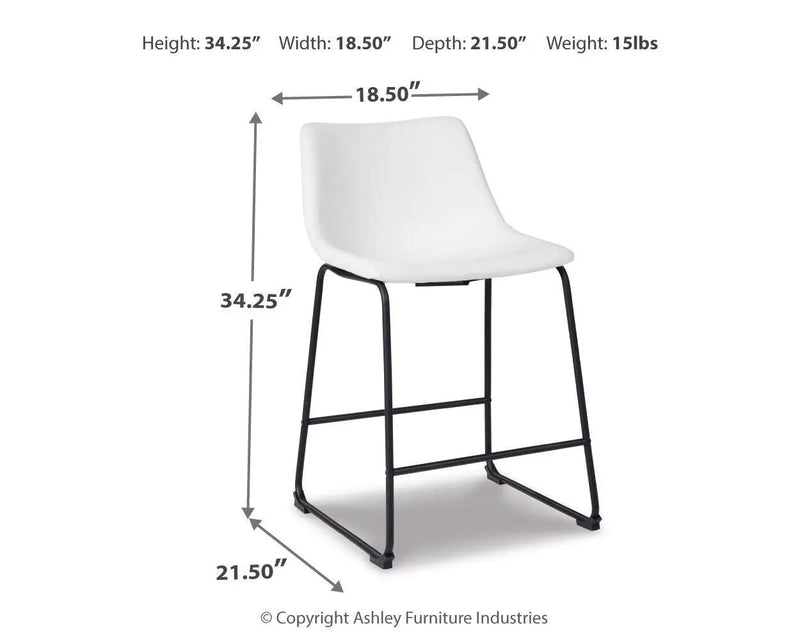 Centiar - Upholstered Barstool (Set of 2) by Unique Piece Furniture