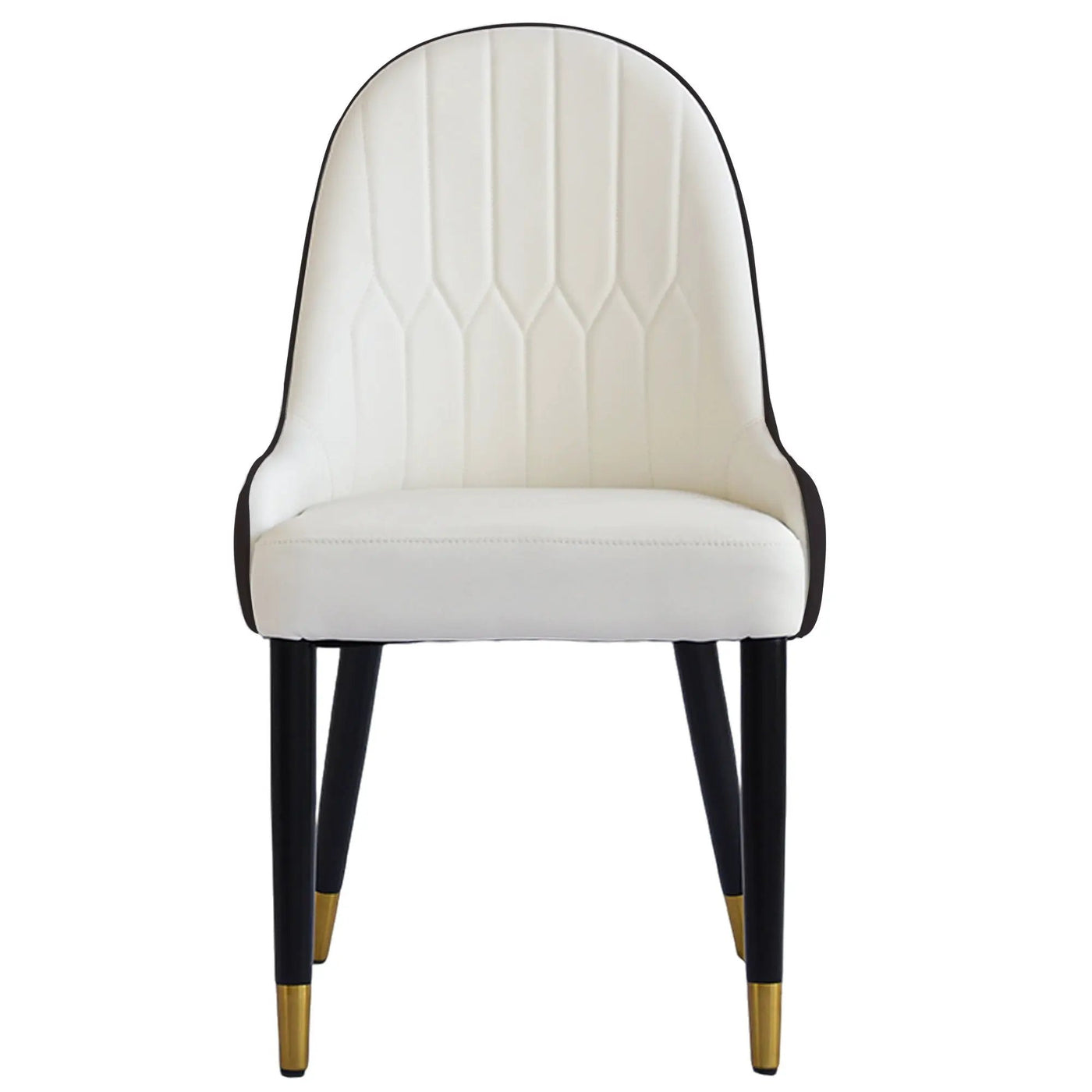Modern Sponge-Filled Dining Chair, Solid Wood Metal Legs, Suitable For Restaurants, Living Rooms And Rooms (Set of 2) by HouseOfZazla