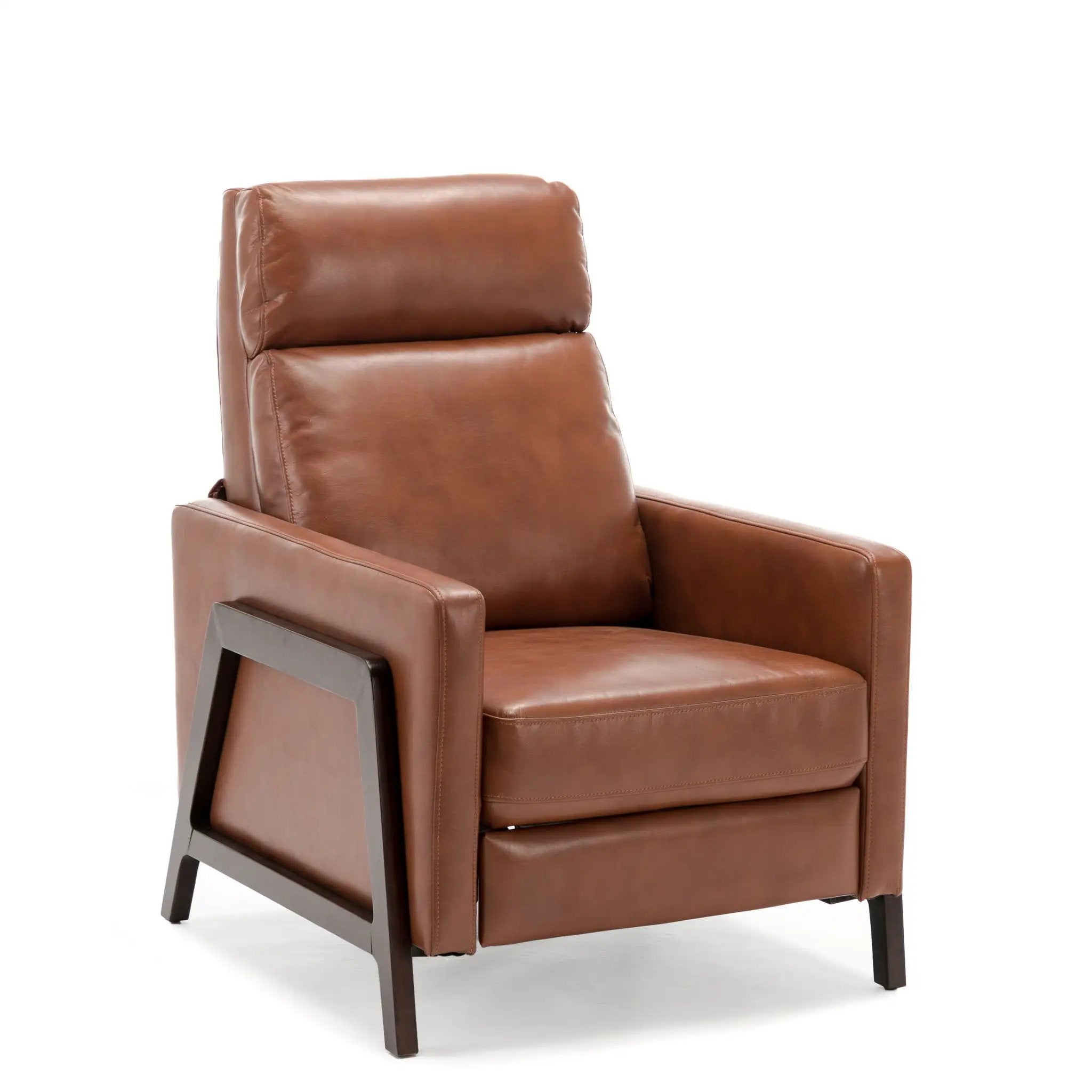 Madeline - Push Back Recliner - Caramel by HouseOfZazla