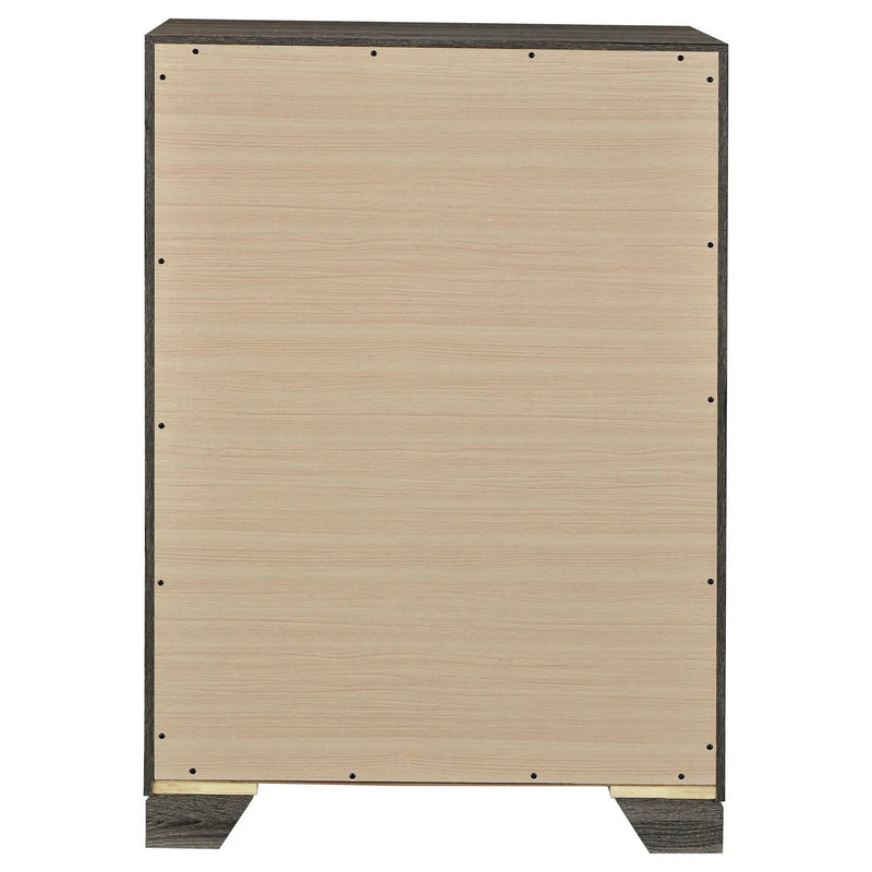 Wright 4-drawer Chest of Drawers Brown Oak by Unique Piece Furniture