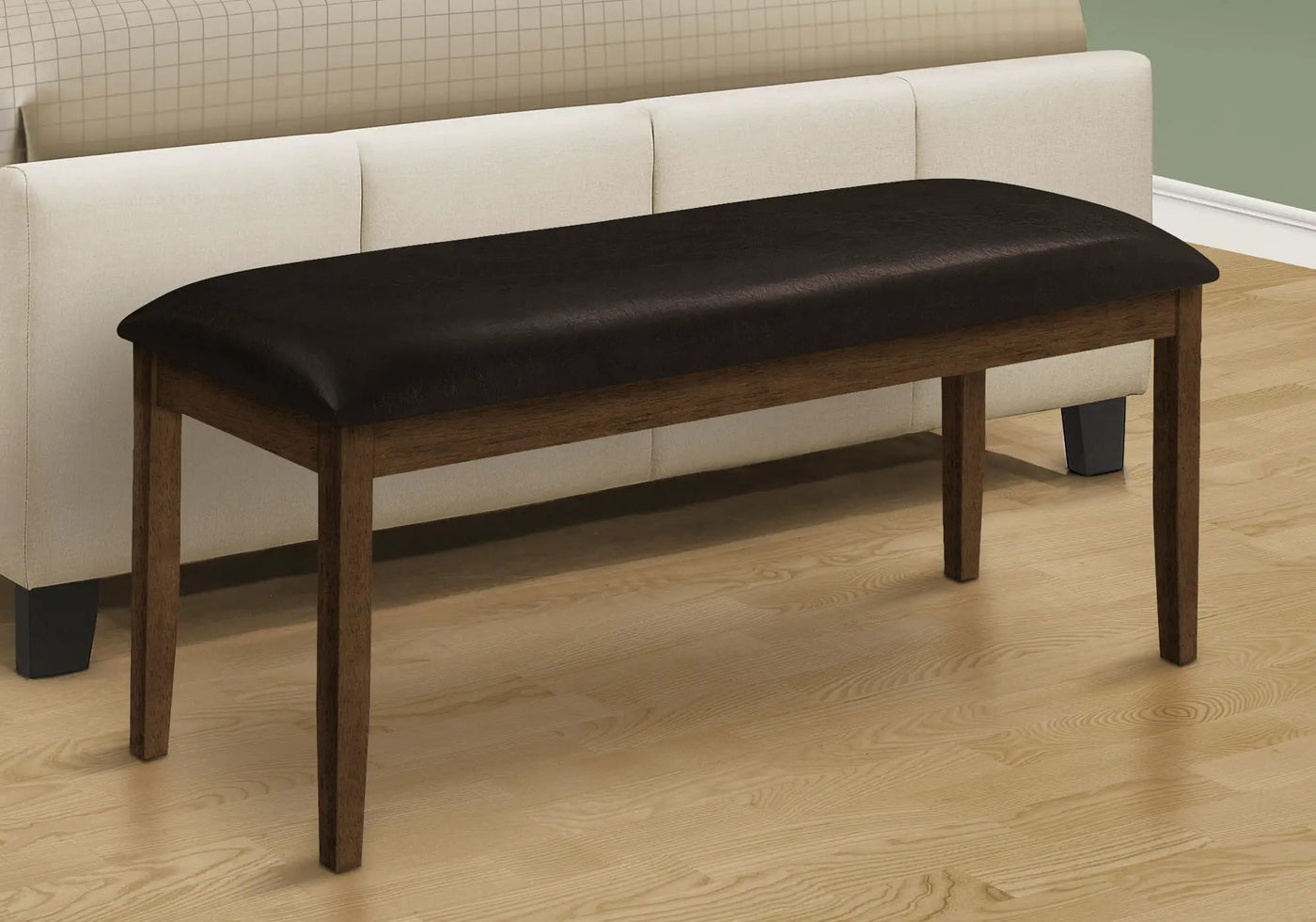 Rectangular Upholstered Hallway Bench - Transitional Design by HouseOfZazla