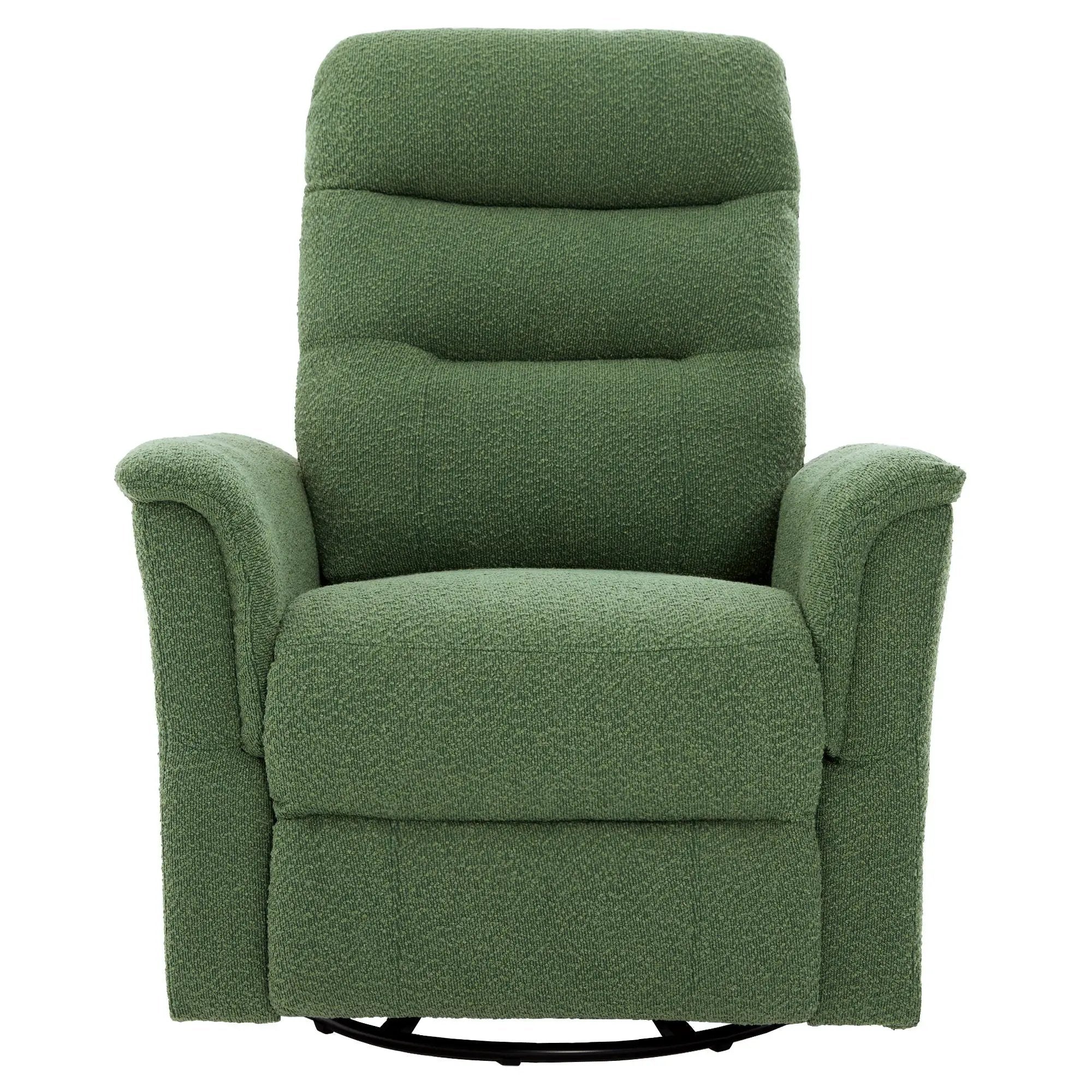 Manual Recliner Chair With 8-Point Massage and Swivel Function by HouseOfZazla