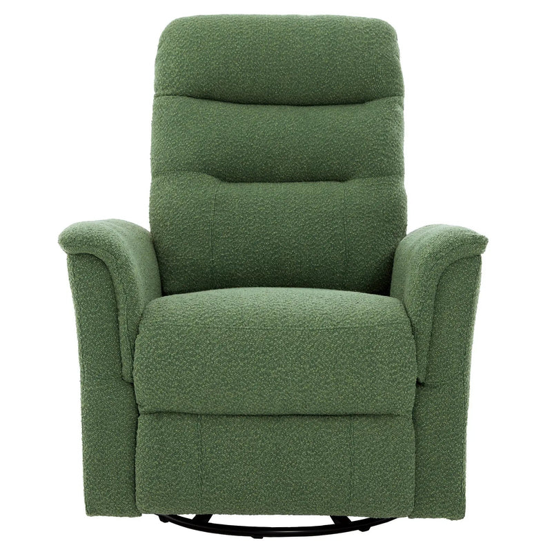 Manual Recliner Chair With 8-Point Massage and Swivel Function by HouseOfZazla