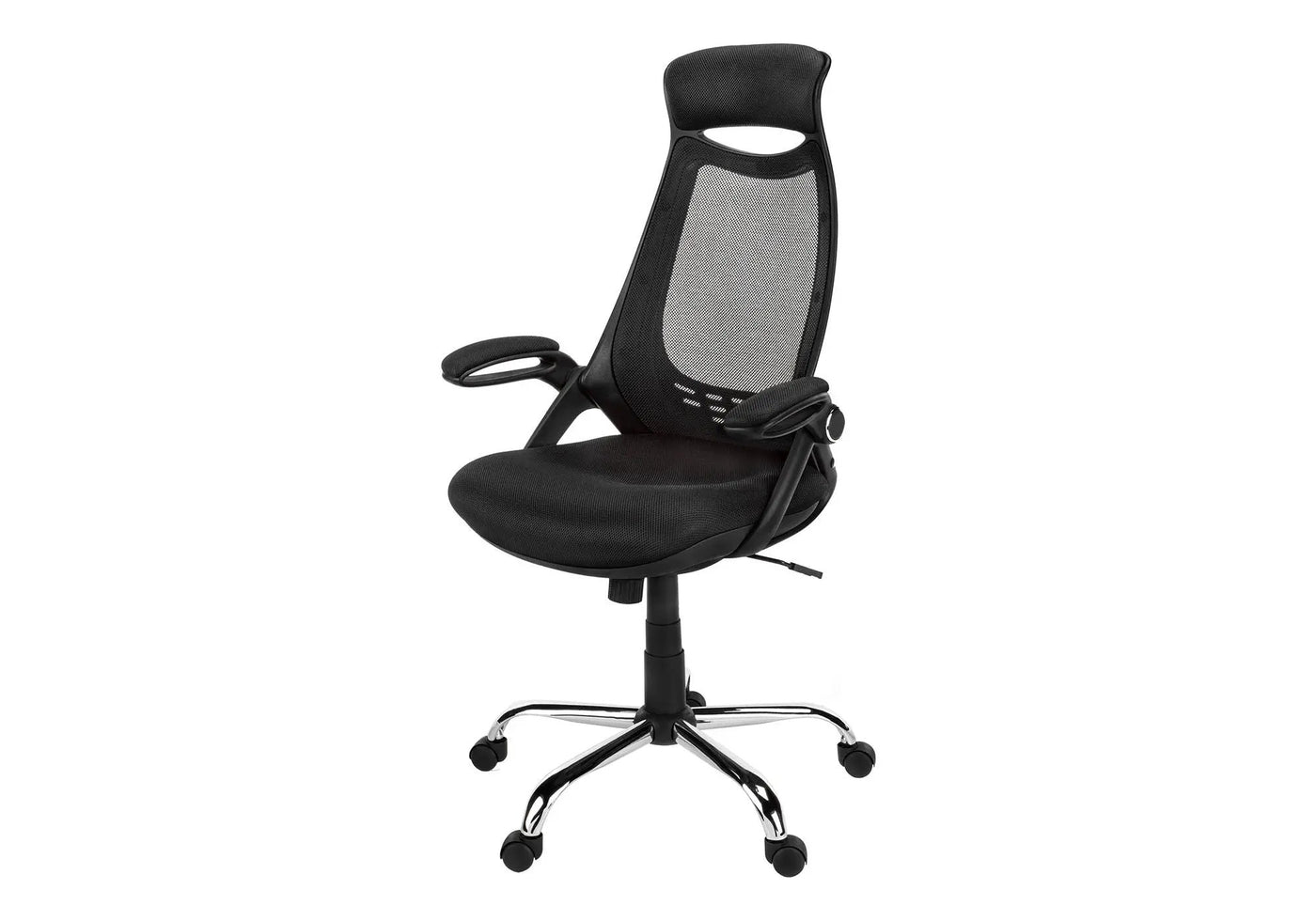 Office Chair, Adjustable Height, Swivel, Ergonomic, Armrests, Contemporary & Modern by HouseOfZazla