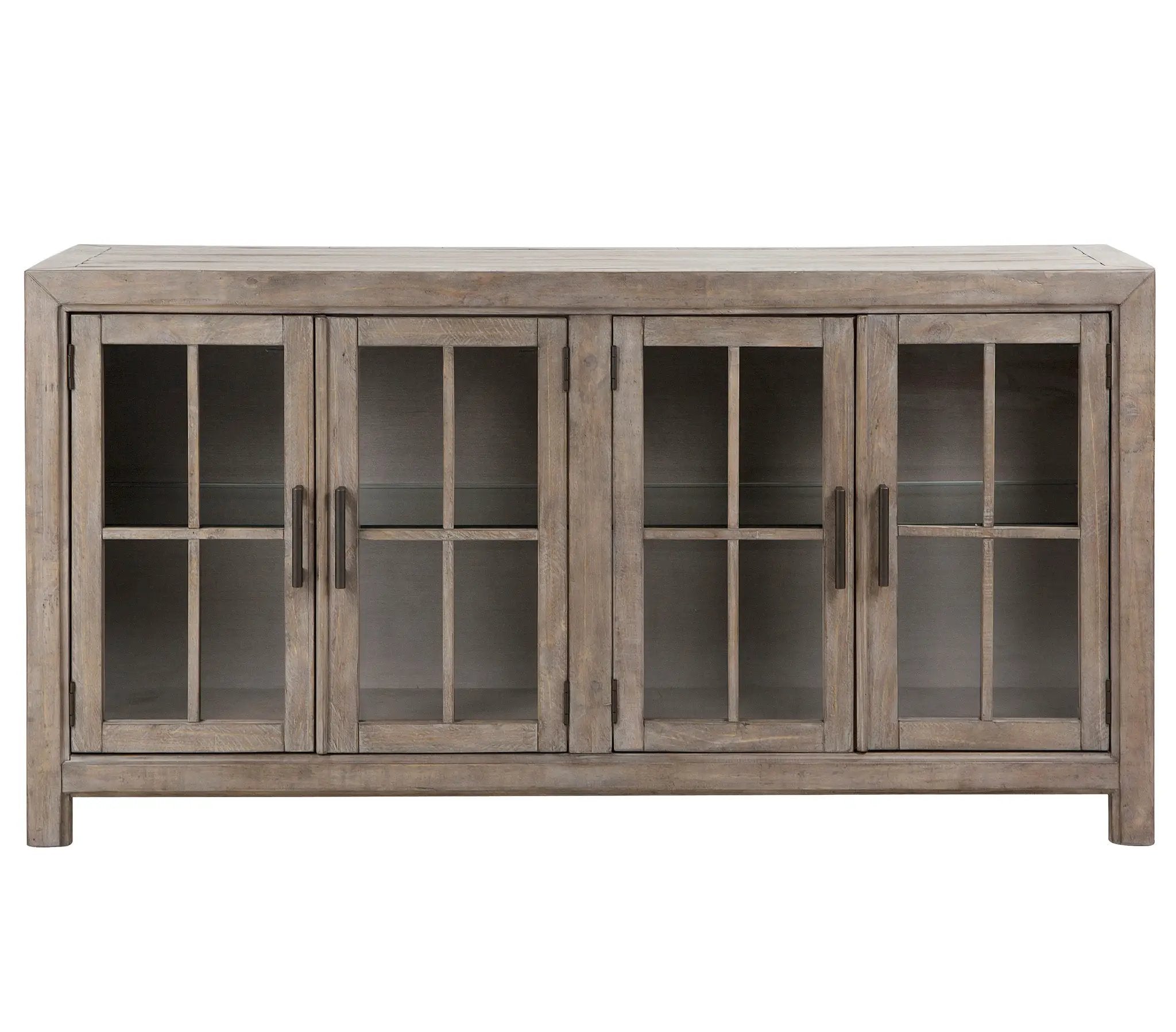 Tinley Park - Buffet Curio Cabinet - Dove Tail Gray by Unique Piece Furniture