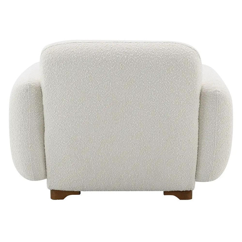 Darius - Chair With Pillow - Beige Boucle by Unique Piece Furniture