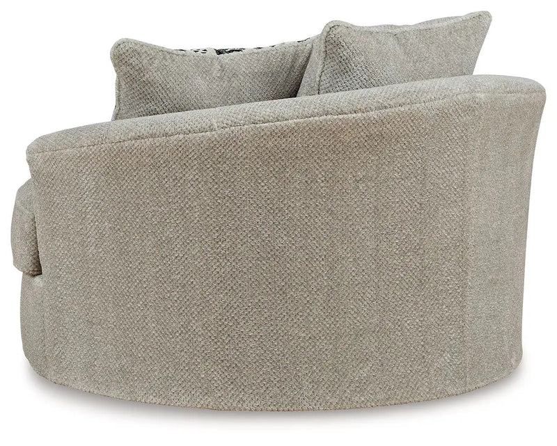 Calnita - Oversized Swivel Accent Chair - Sisal by Unique Piece Furniture