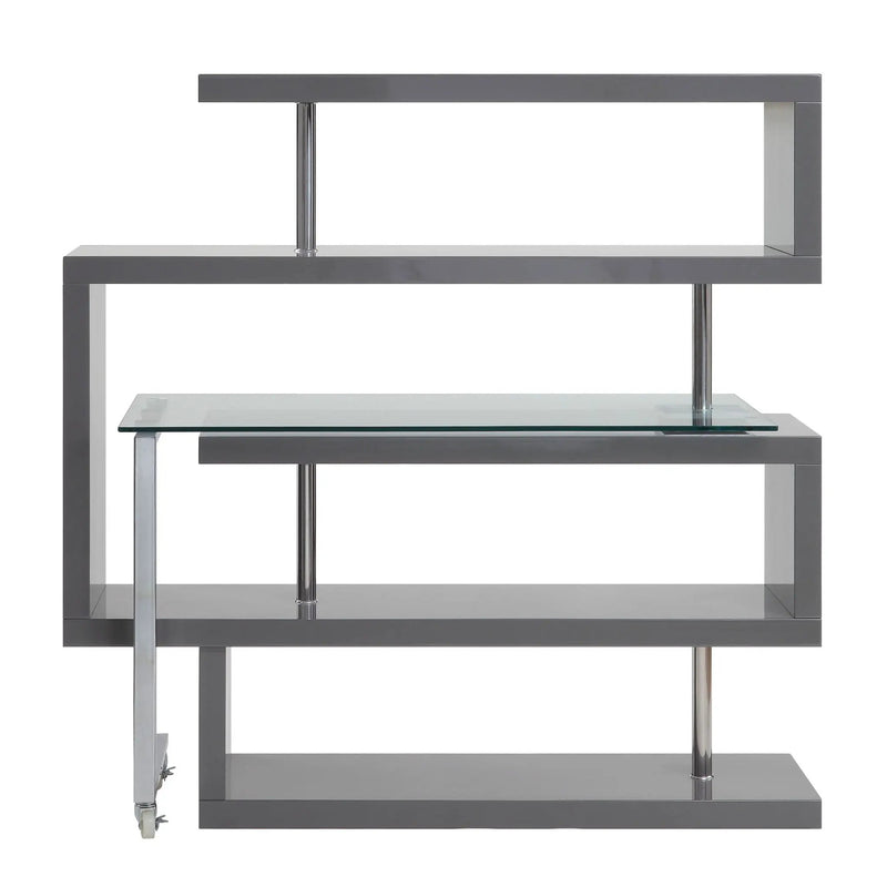 Buck II - Writing Desk With Bookshelf by Unique Piece Furniture