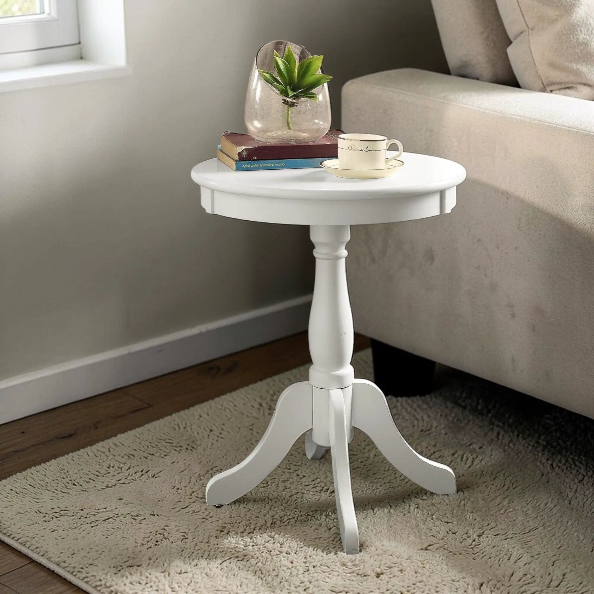 Alger - Accent Table - White by Unique Piece Furniture