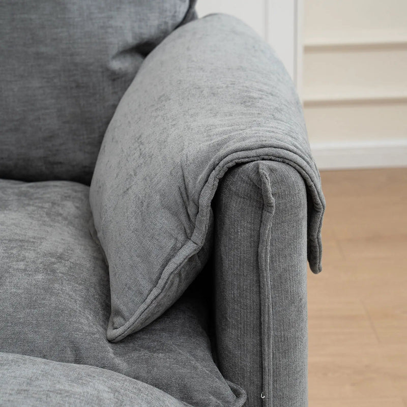 Convertible Combination Sofa With Footstools With Storage by Unique Piece Furniture