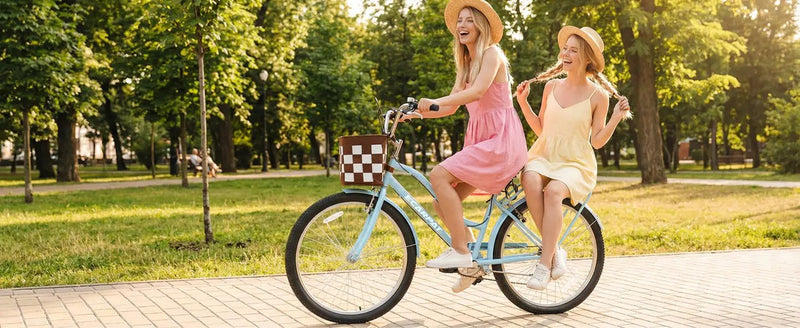26 Inch 7-Speed City Commuter Bike With Lock & Detachable Basket by HouseOfZazla
