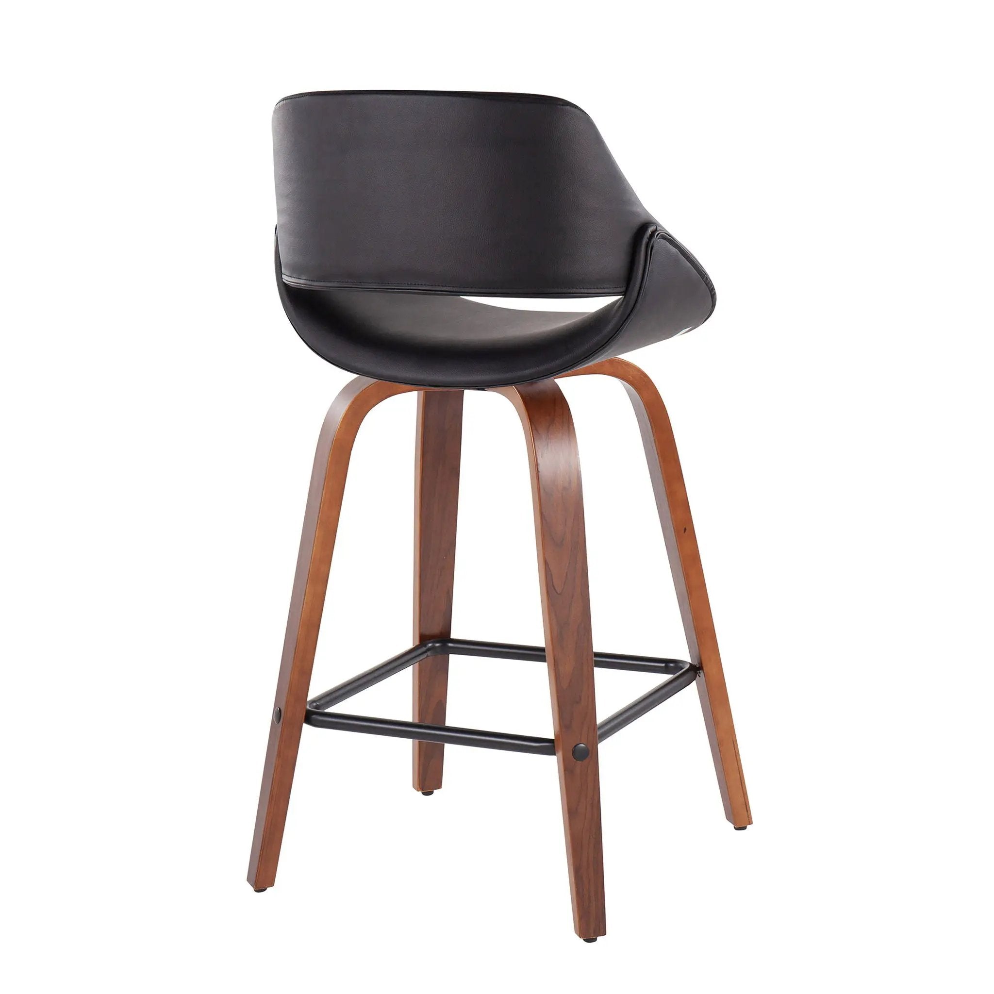 Fabrico - Mid-Century Modern, Counter Stool (Set of 2) by HouseOfZazla