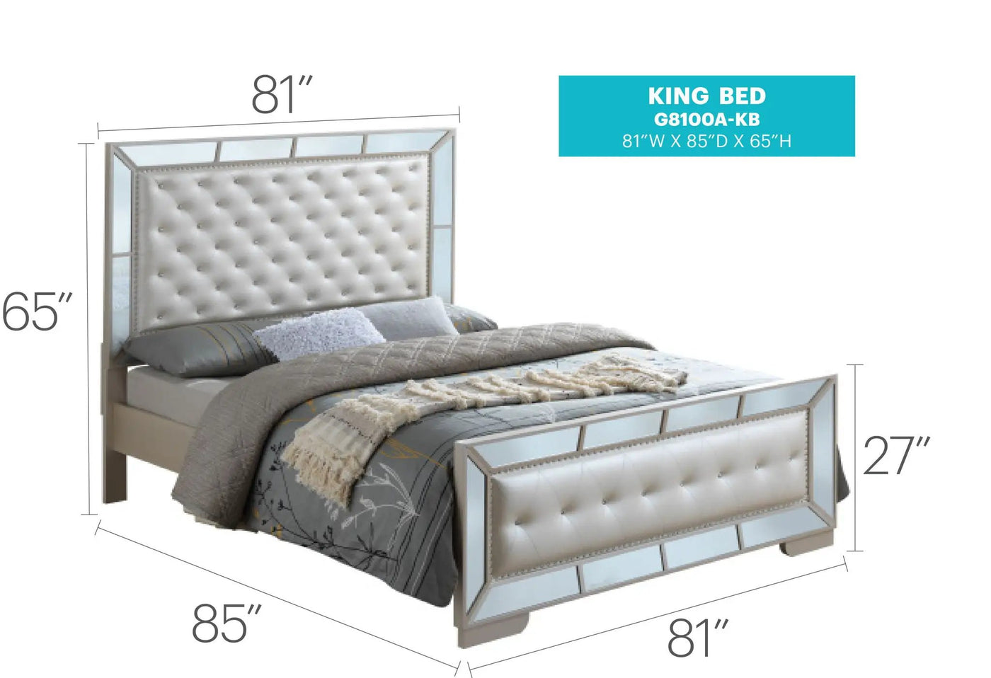 Stylish Contemporary Bed With Minimalist Design by HouseOfZazla