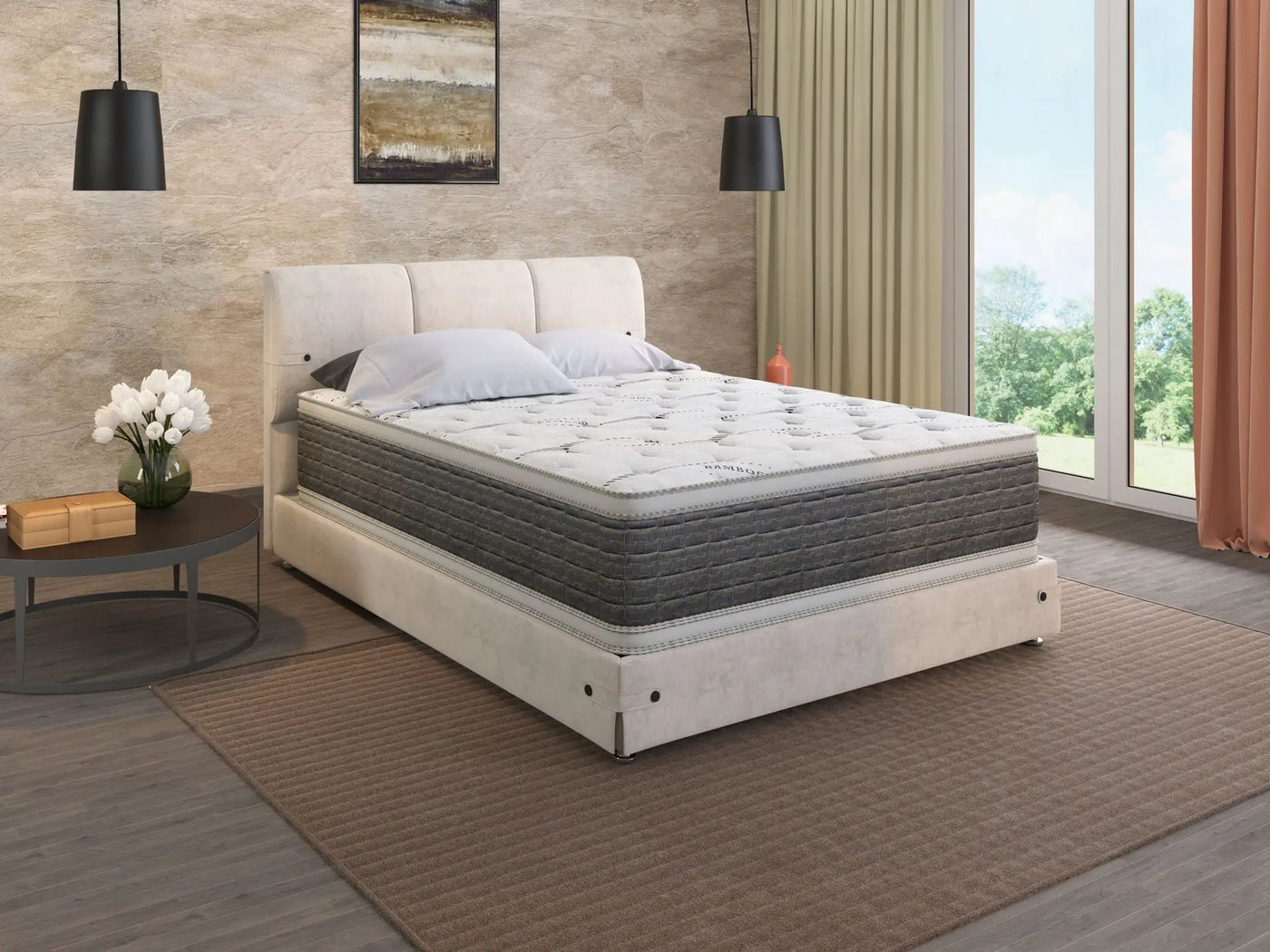 DreamFlex - 14.5" Two Sided Pillow Top Mattress by HouseOfZazla