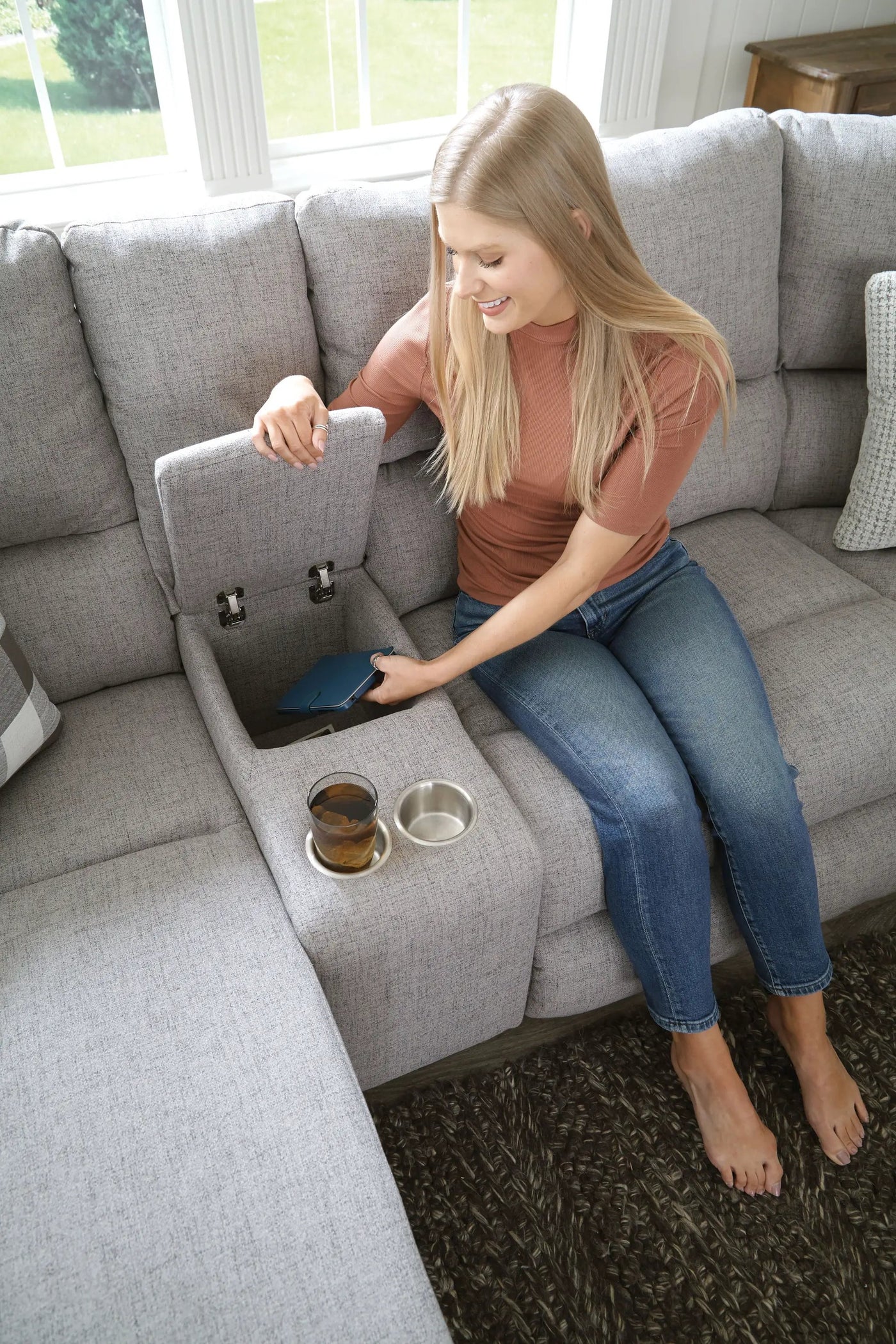 Rockport - Reclining Sectional by Unique Piece Furniture