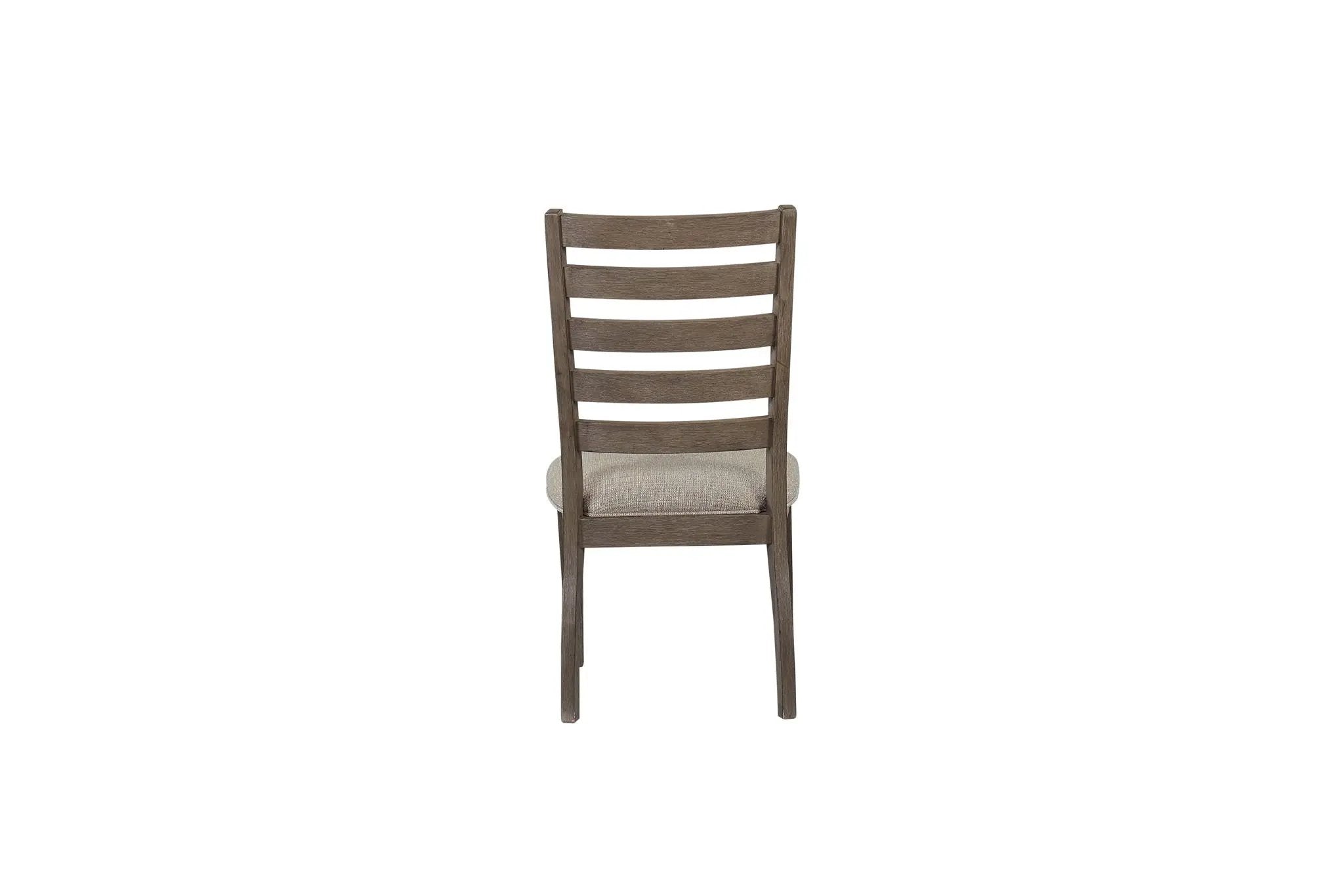Side Dining Chair With Ladder Back (Set of 2) - Gray