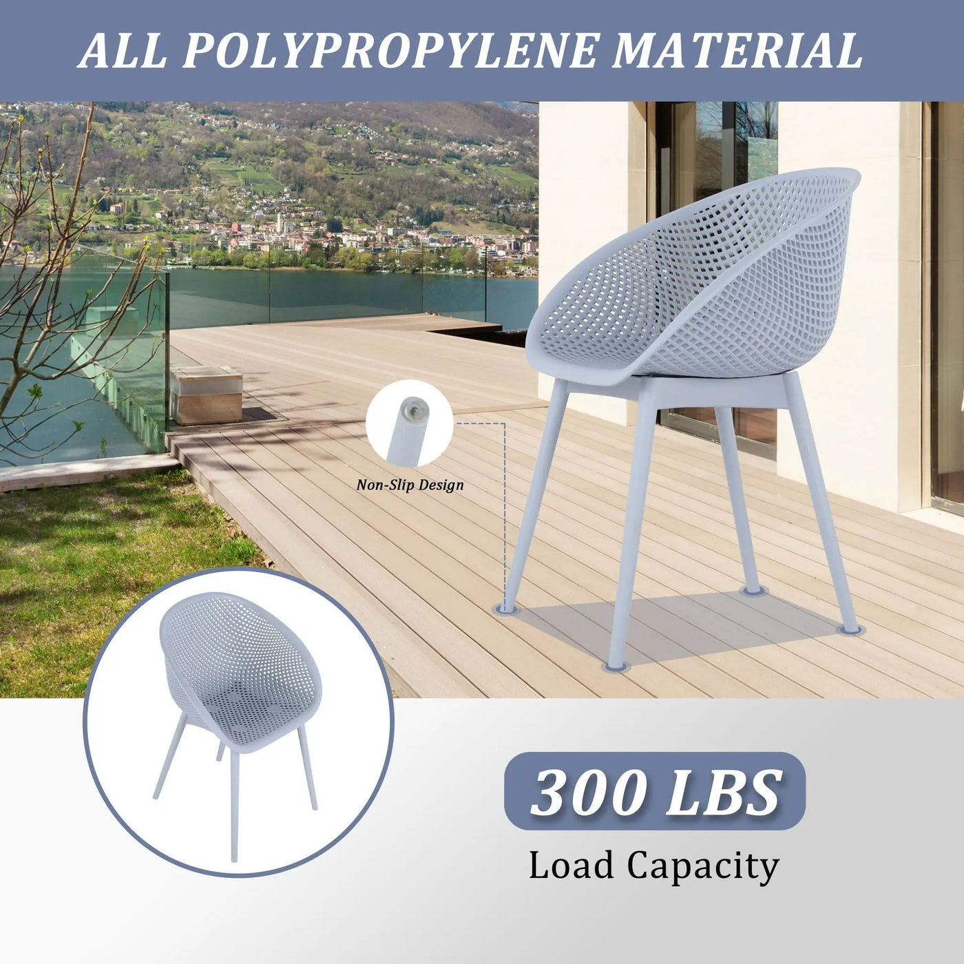 Modern Lounge Chair Set With Round Table by HouseOfZazla