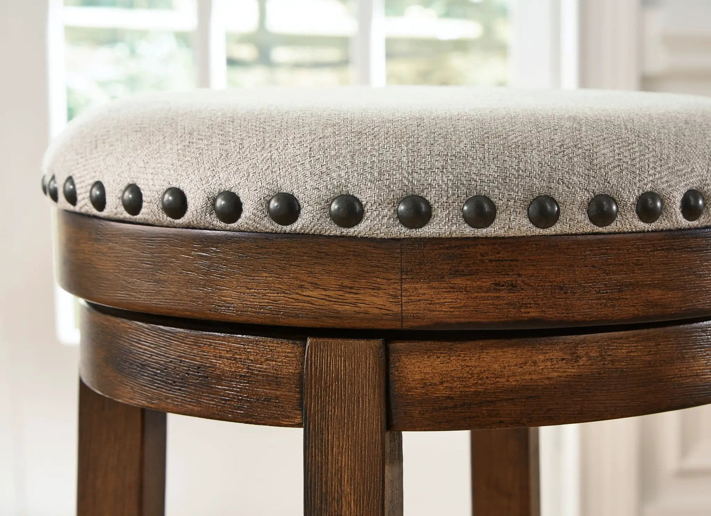 Valebeck - Upholstered Swivel Stool by Unique Piece Furniture