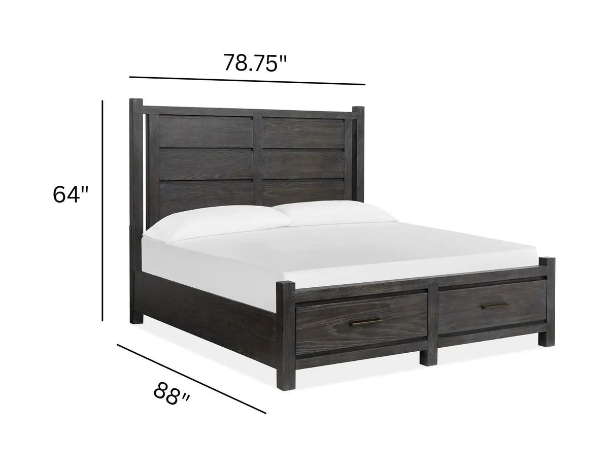 Plum Creek - Panel Storage Bed, photo 17 of 23