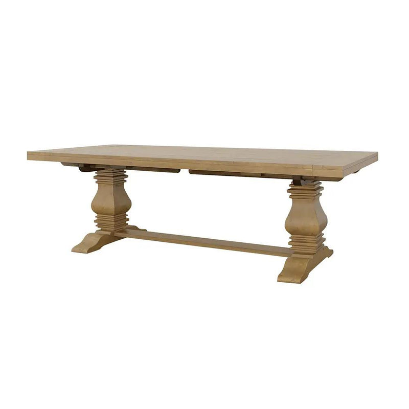 Florence 126-inch Extension Dining Table Rustic Honey by Unique Piece Furniture
