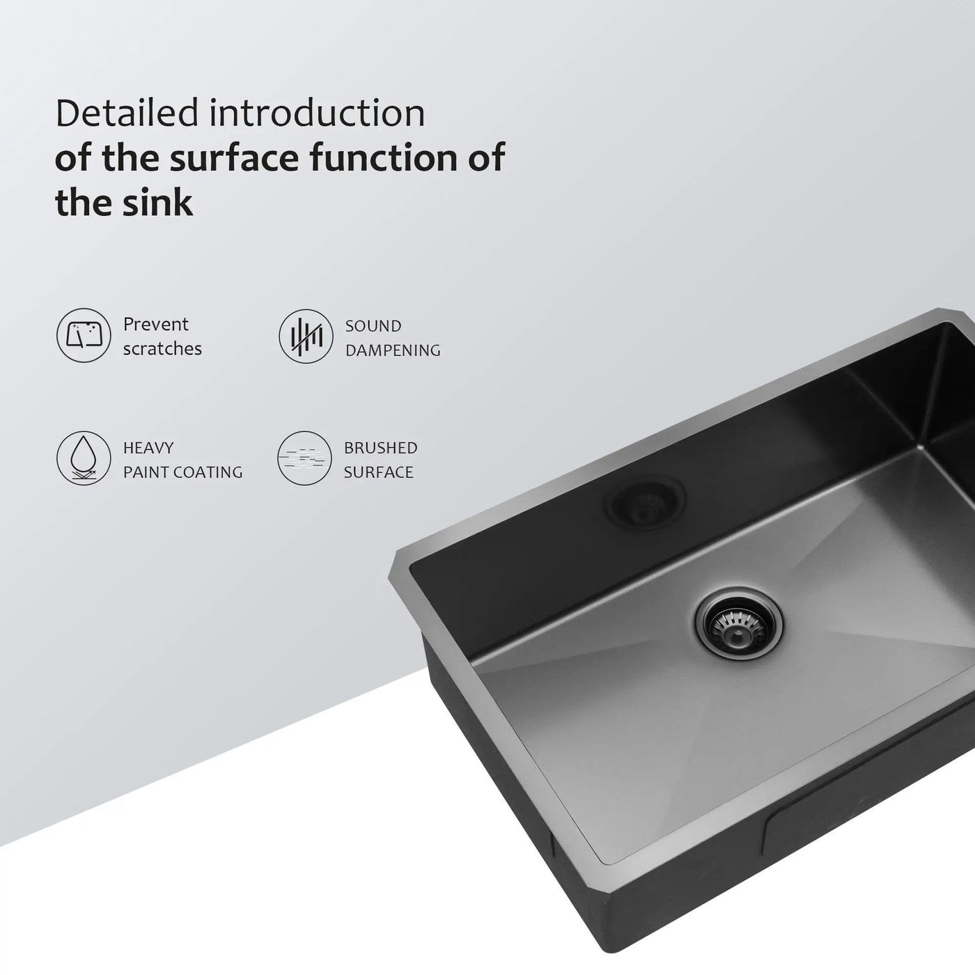 Undermount Kitchen Sink 16 Gauge Single Bowl Stainless Steel by HouseOfZazla