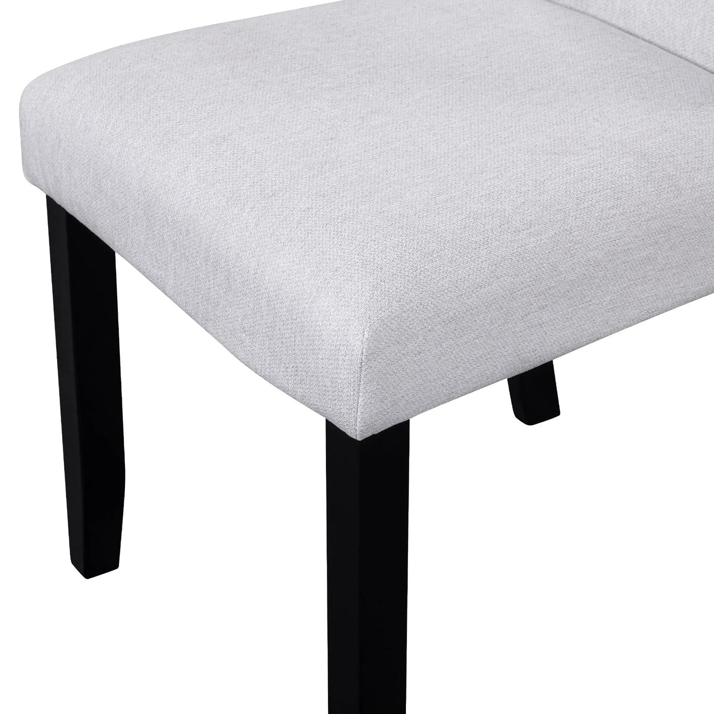 5 Piece Round Dining Table Set, Modern Dining Table And 4 Upholstered Chairs For Dining Room by HouseOfZazla