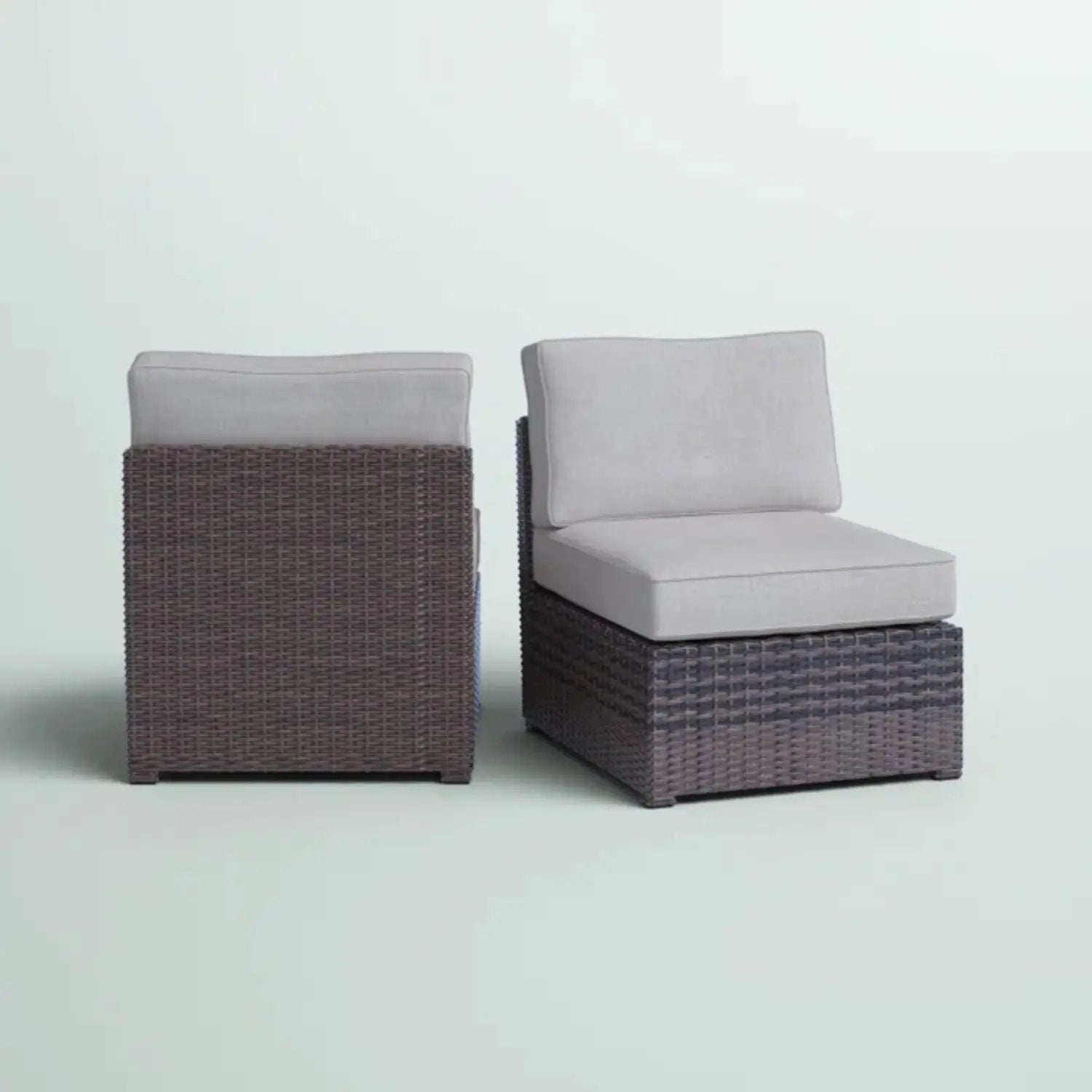 Armless Patio Chair With Cushions by Unique Piece Furniture