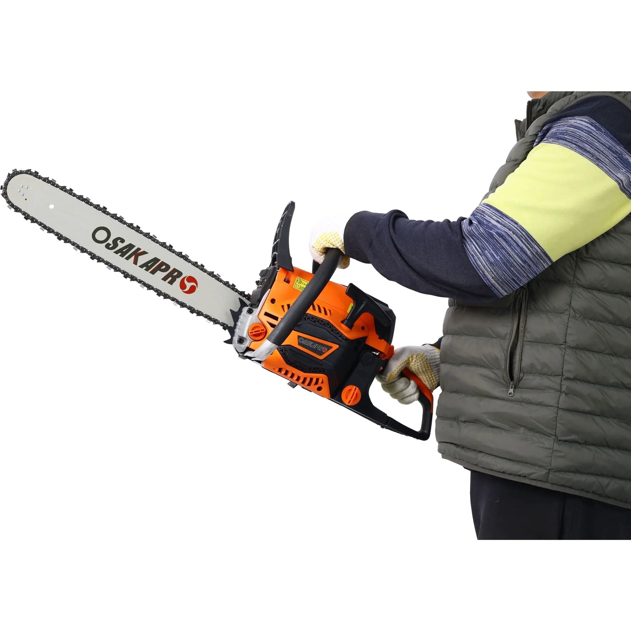 62Cc Gas Powered Chainsaw with 18" and 20" Aluminium Guide Bars by HouseOfZazla
