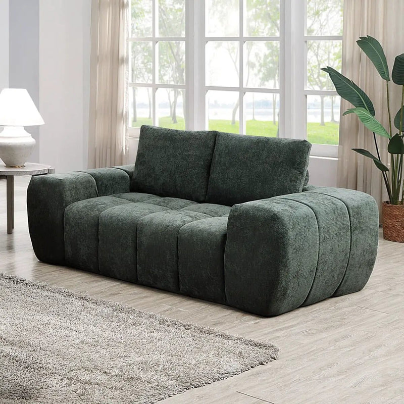 Medwin - Loveseat - Green by Unique Piece Furniture