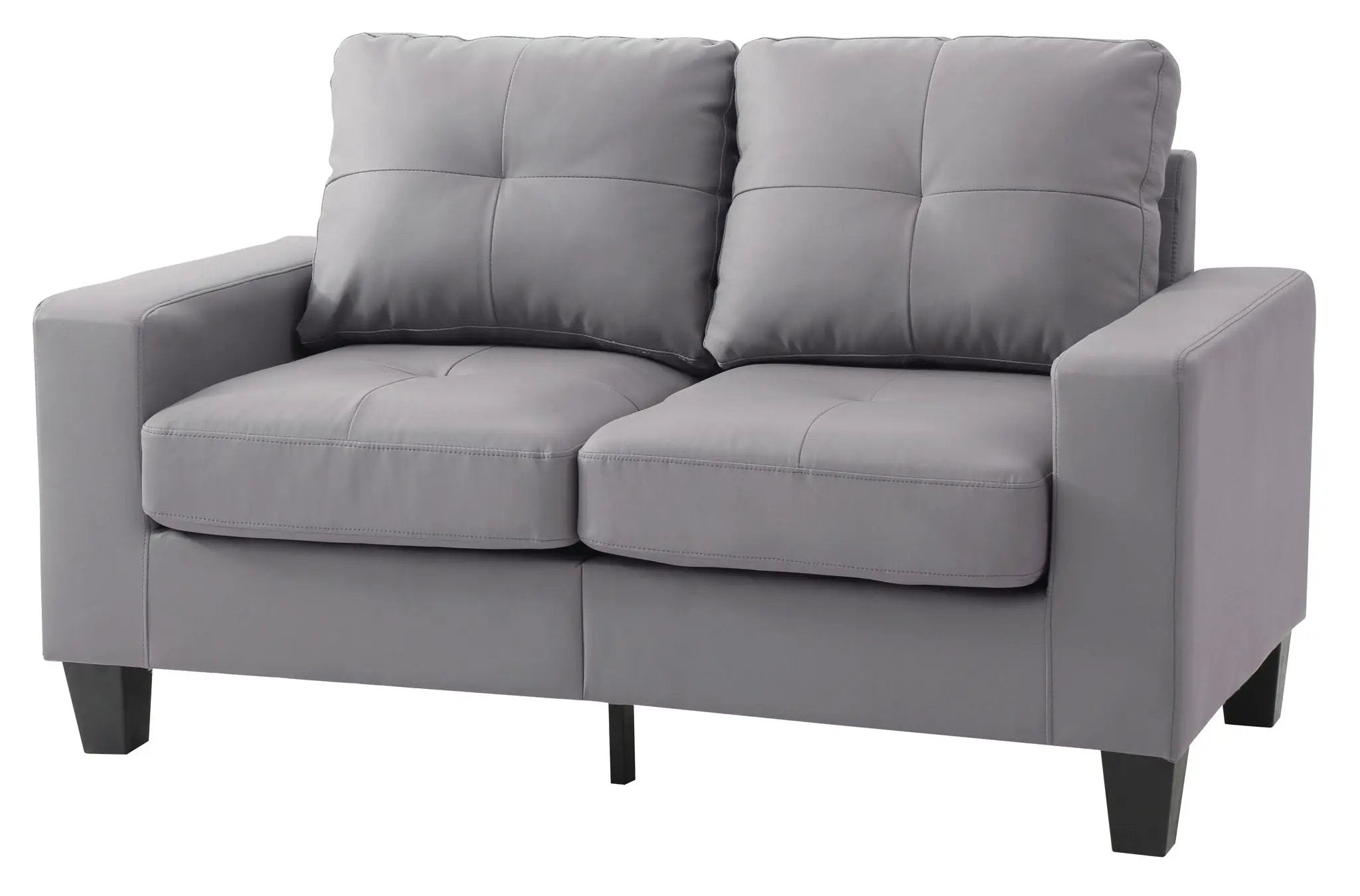 Upholstered Track Arm Loveseat For Cozy Spaces by HouseOfZazla