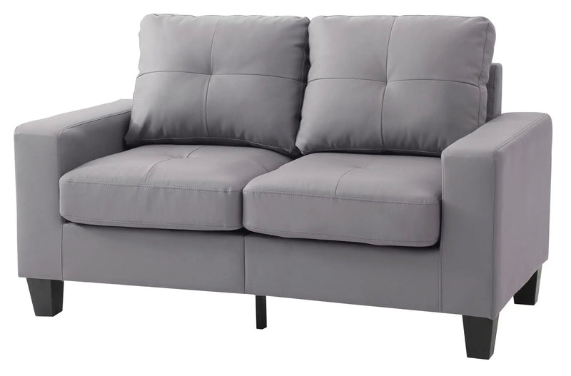 Upholstered Track Arm Loveseat For Cozy Spaces by HouseOfZazla