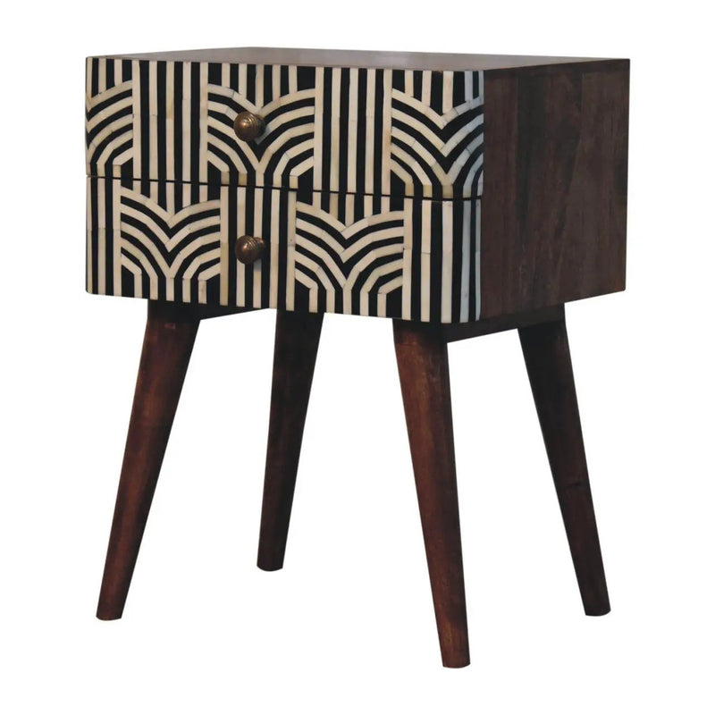 Edessa Bone Inlay Bedside by HouseOfZazla
