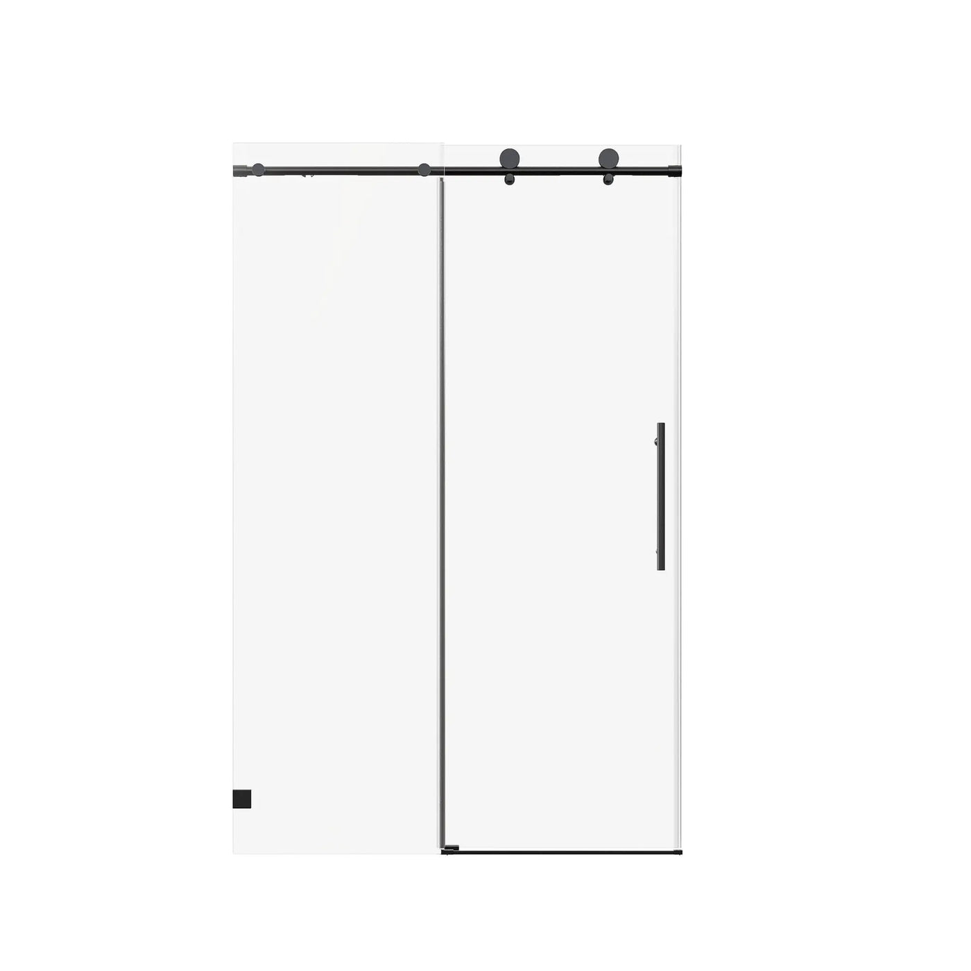 Frameless Single Sliding Soft Close Shower Doors, 5/16" Sgcc Tempered Glass by HouseOfZazla