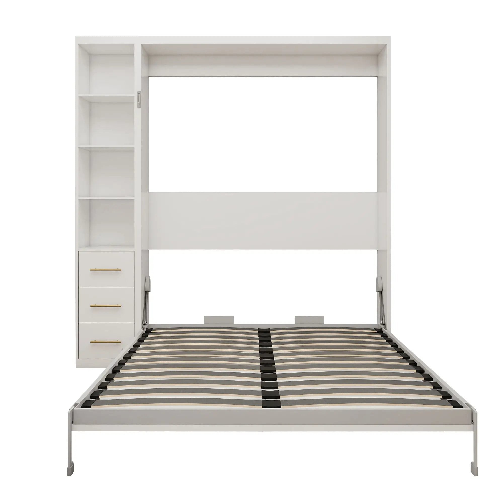 Folding Vertical Murphy Wall Bed by HouseOfZazla