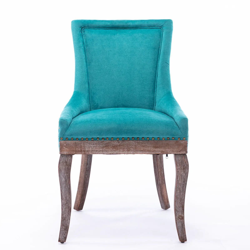 Ultra - Side Dining Chair, Nail Head (Set of 2) by HouseOfZazla