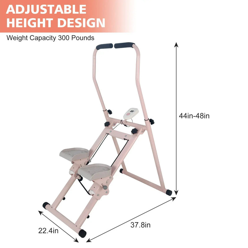 Stair Stepper Folding Vertical Cardio Exercise Climber by HouseOfZazla