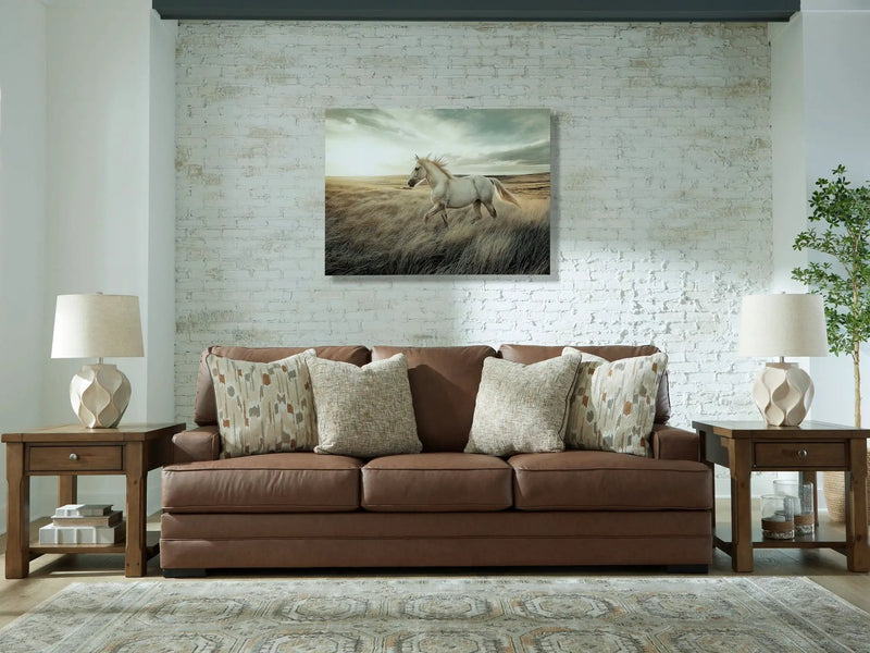 VillaCourt - Sofa - Caramel by Unique Piece Furniture