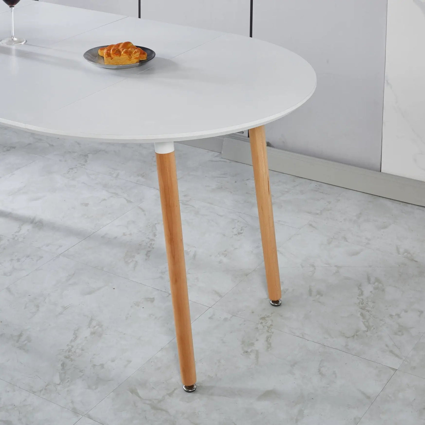 Extensible Table, Dining Table, Office Table, Coffee Table Metal Leg by Unique Piece Furniture