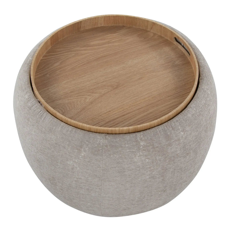 Tray - Pouf Contemporary Ottoman by Unique Piece Furniture