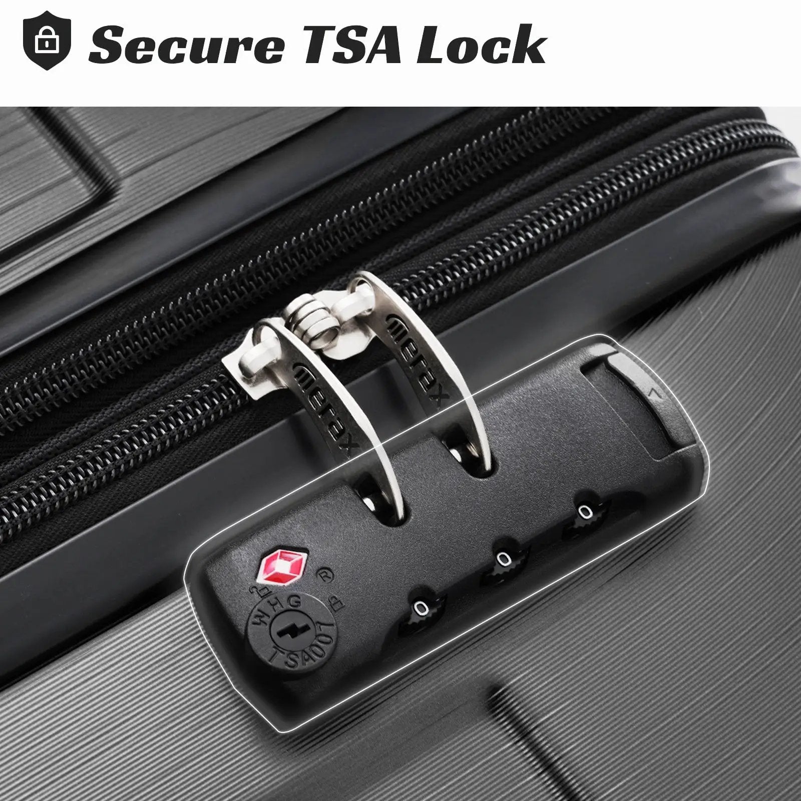 Lightweight Durable ABS Hardshell Luggage by HouseOfZazla