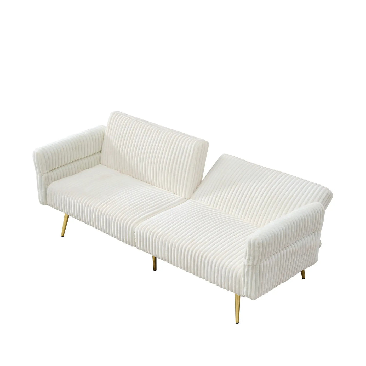 Luxury Foldable Double Sofa Bed With Folding Armrests by HouseOfZazla