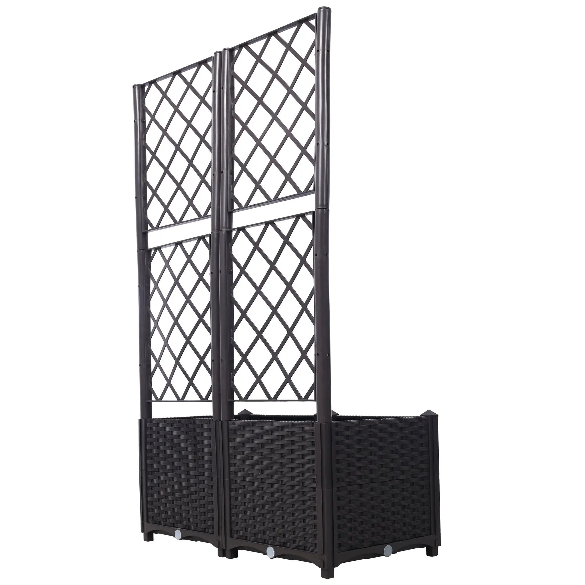 Poly Rattan Garden Planter by HouseOfZazla
