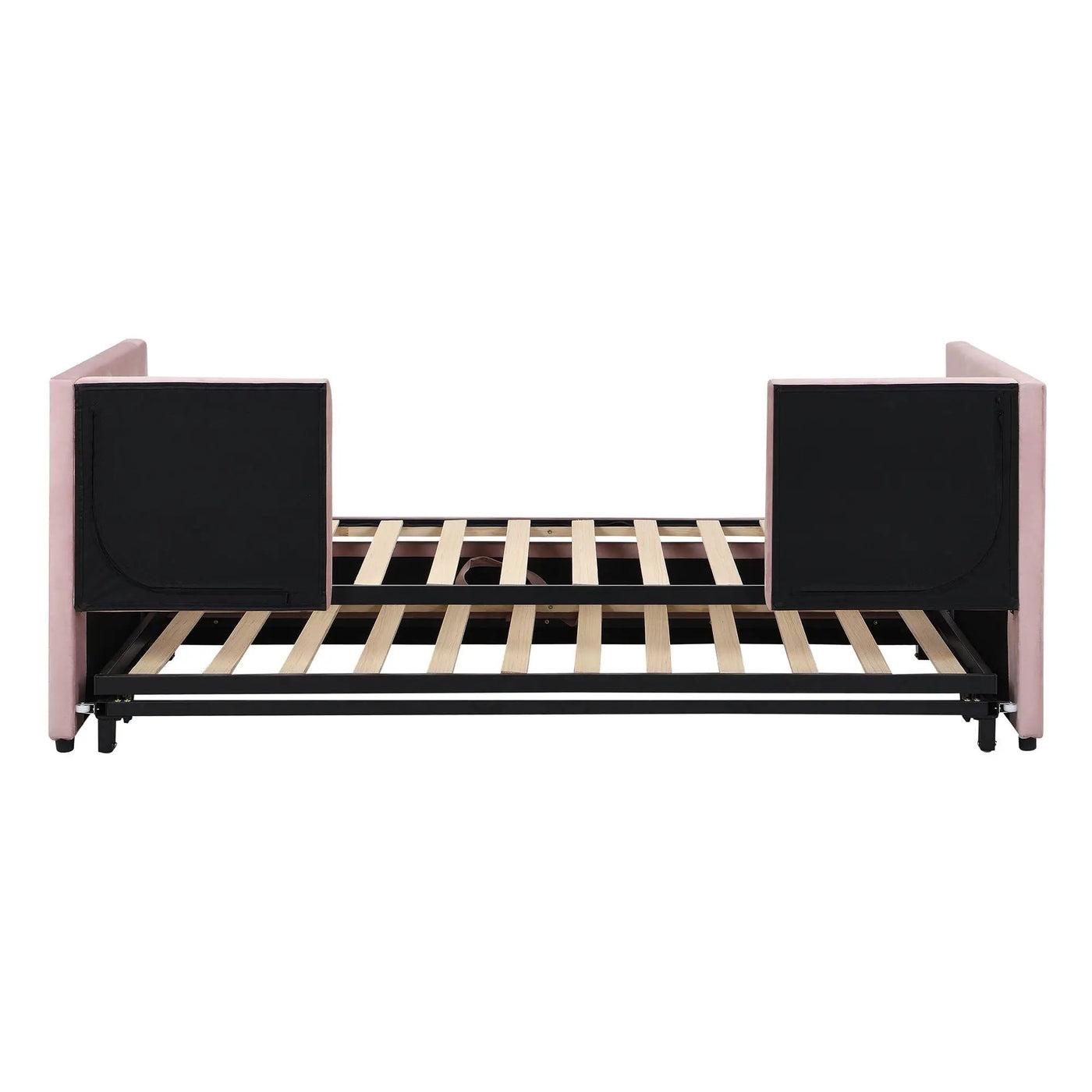 Twin Size Upholstered Daybed With Pop Up Trundle by HouseOfZazla