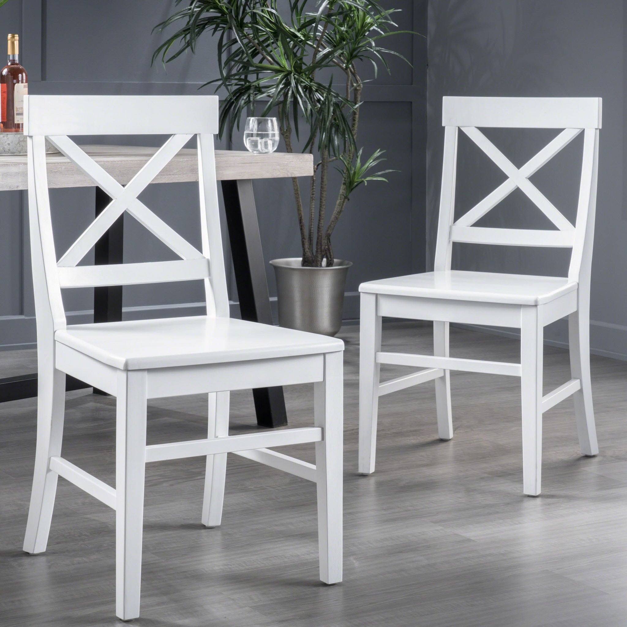 Plethora - Dining Chair With X Shaped Back (Set of 2) by HouseOfZazla