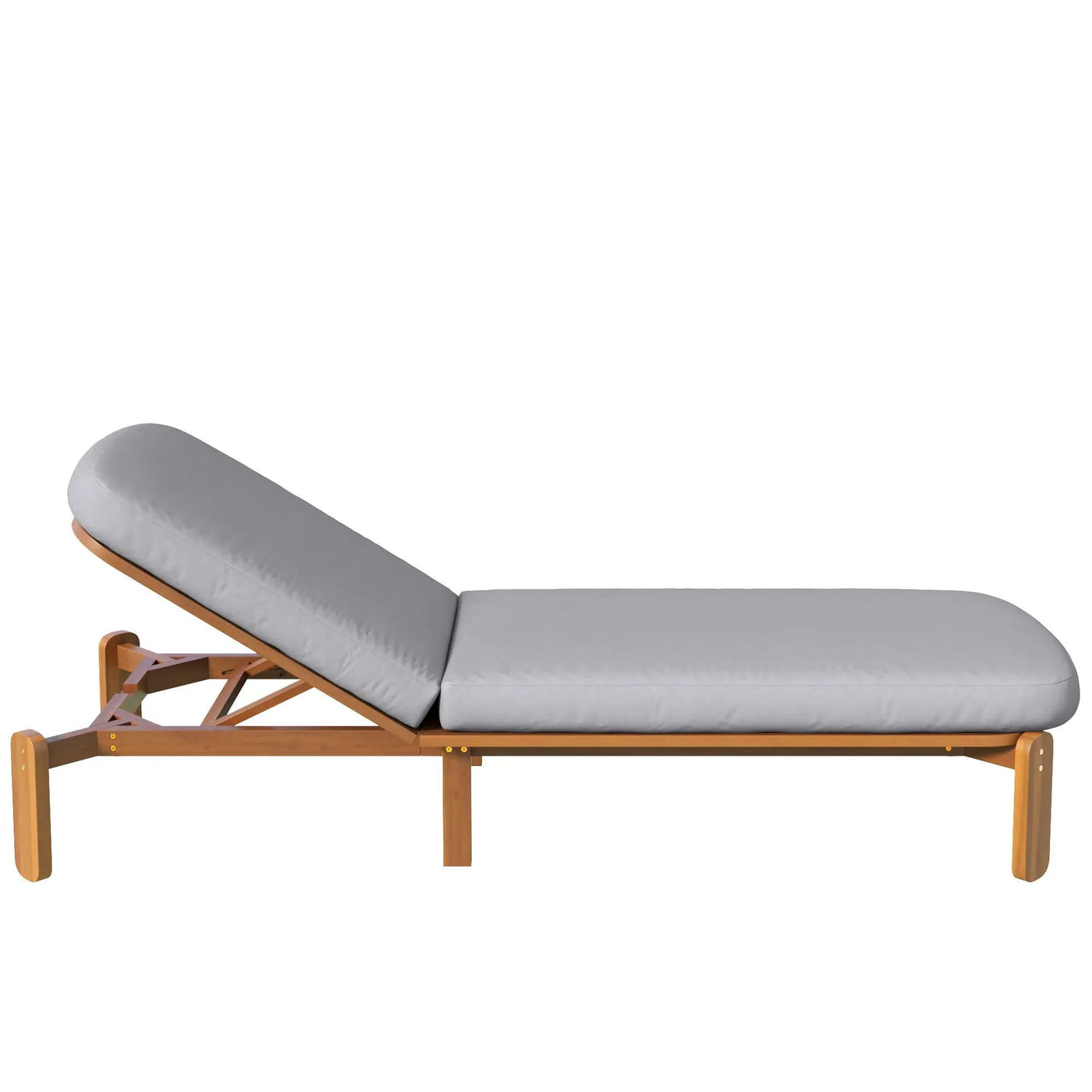 Outdoor Chaise Lounge With Adjustable Backrest by HouseOfZazla