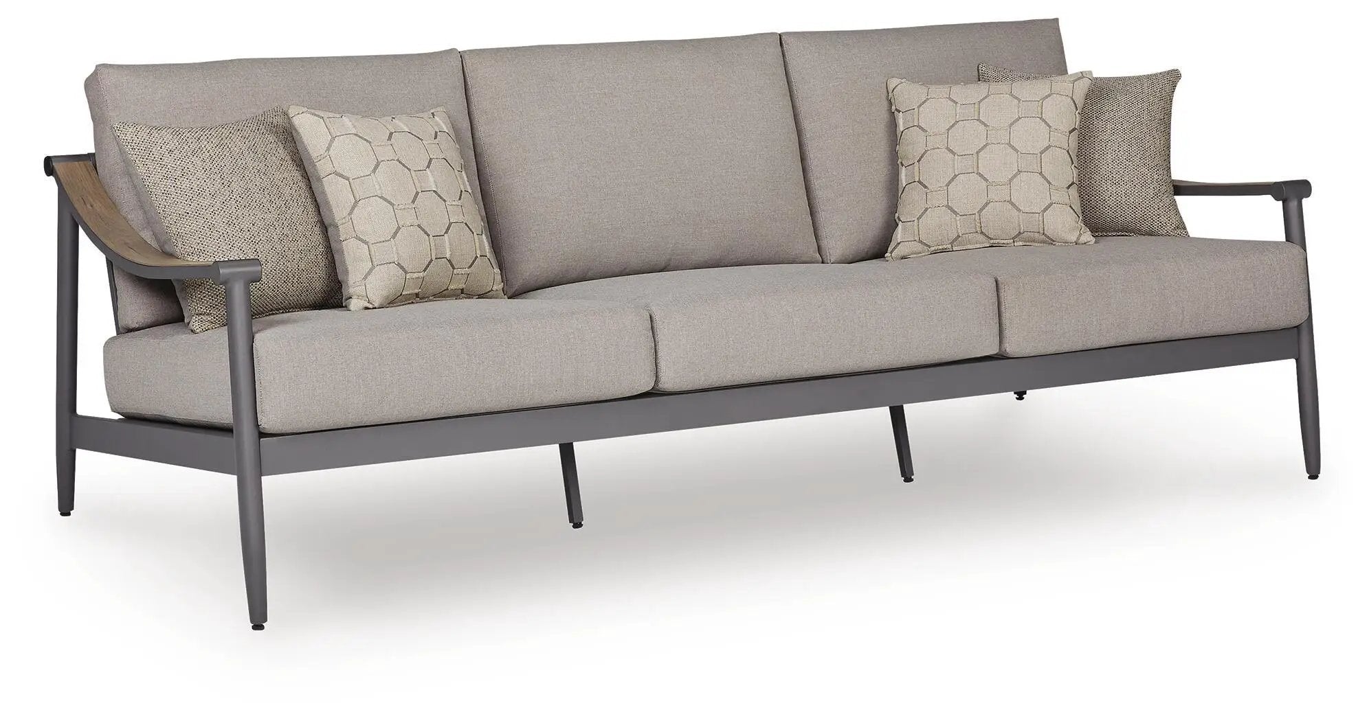 Ocean Beach - Sofa With Cushion - Gray by Unique Piece Furniture