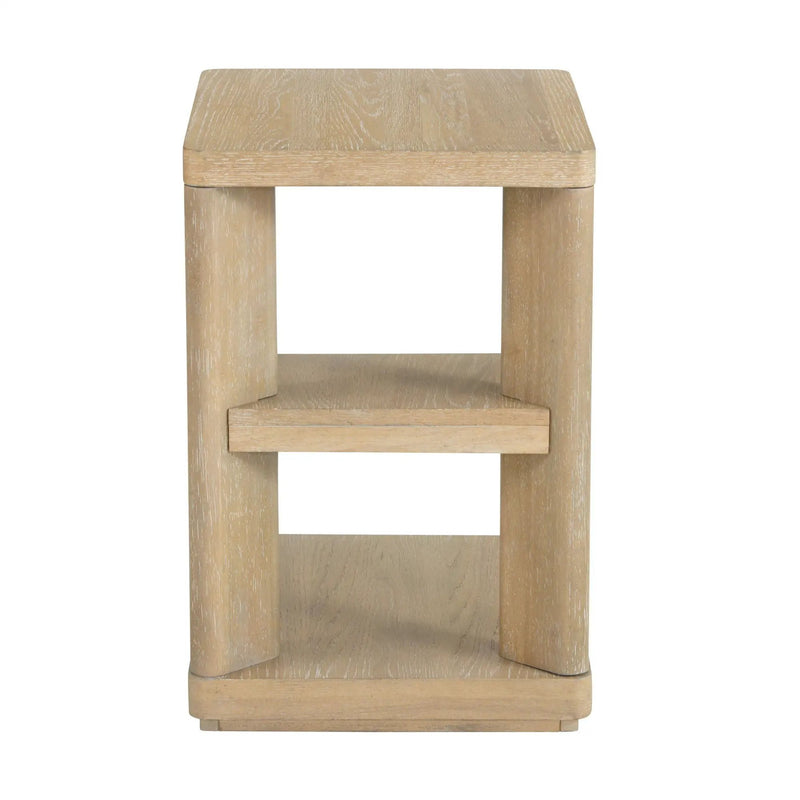 Chairside Table - Tan