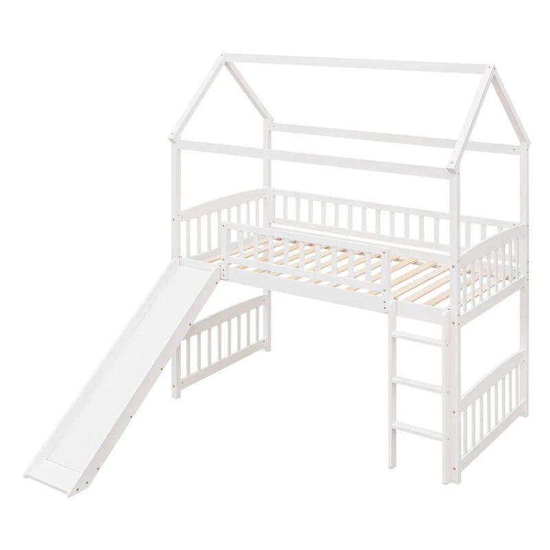 Loft Bed With Slide by HouseOfZazla